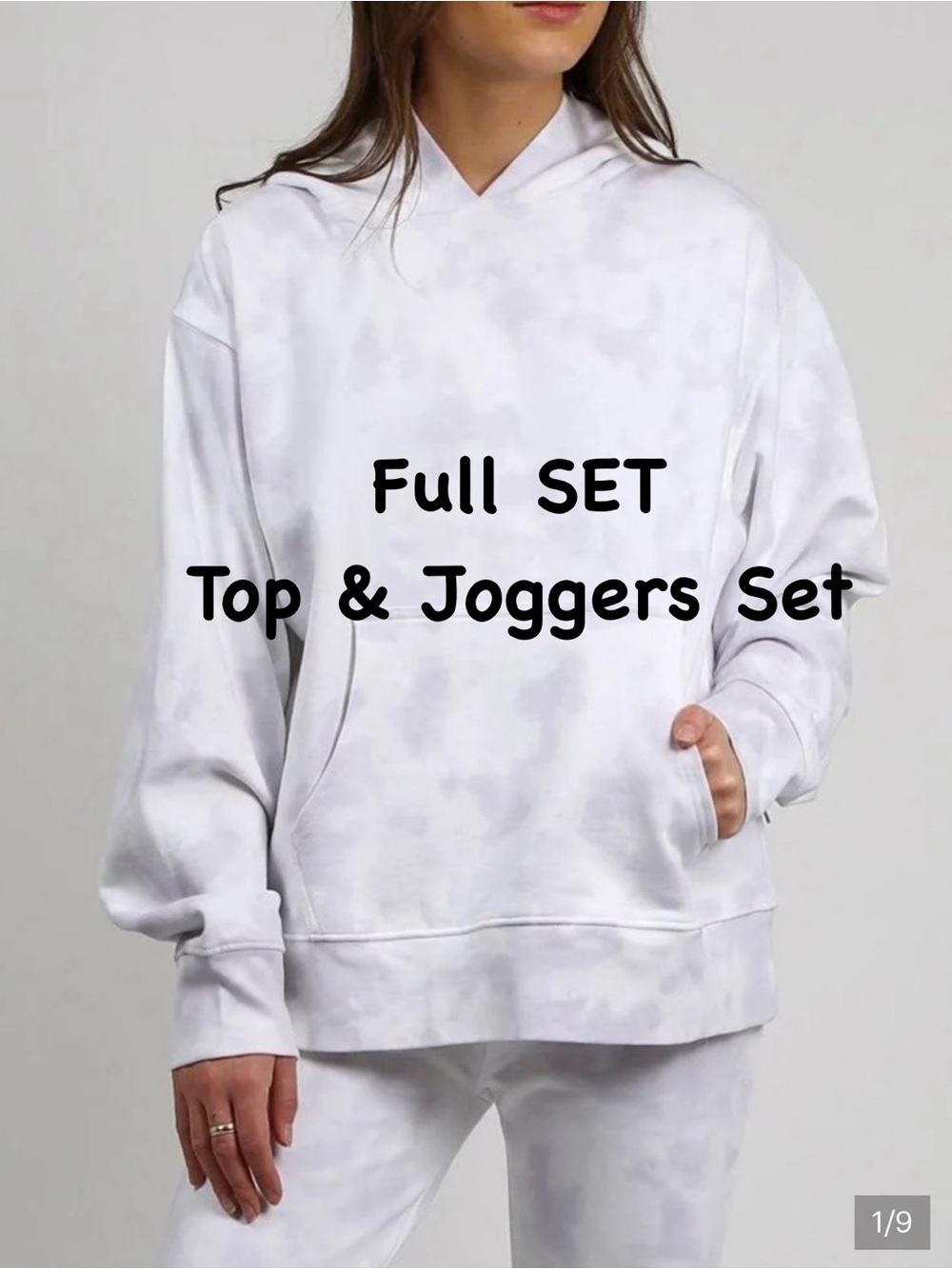 Brunette the Label -Cloud Dye Lavender Jogger SET (NWT) *Hoodie & Joggers*